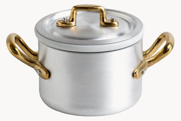 Set casseruola alta con manico, coperchio e inserto in porcellana Le Mini 3 pz