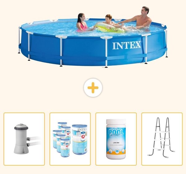 Piscina fuori terra a struttura - 366x76 cm - 5 pezzi - Modello SCB96