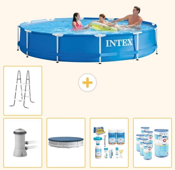 Piscina fuori terra a struttura - 366x76 cm - 6 pezzi - Modello SCB20