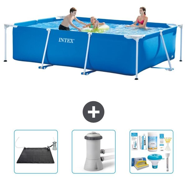 Piscina fuori terra rettangolare - 300x200x75 cm - 4 pezzi - Modello S22353