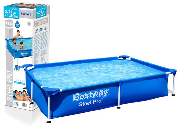 Piscina in piedi 221x150x43 cm Bestway 56401