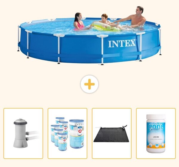 Piscina autoportante rettangolare - 366x76 cm - 5 pezzi - Modello SCB92