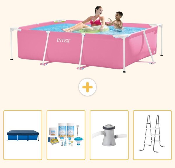 Piscina fuori terra rettangolare - 220x150x60 cm - 5 pezzi - Modello SCB6