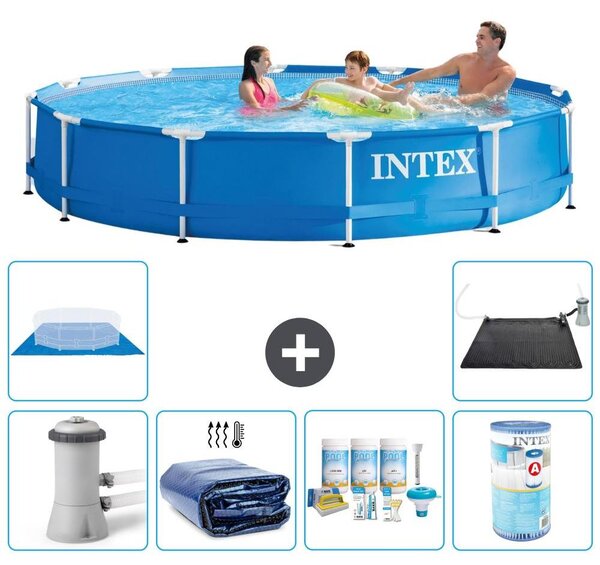 Piscina fuori terra a struttura - 366x76 cm - 7 pezzi - Modello S41765