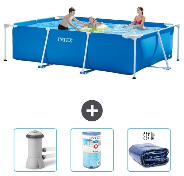 Piscina fuori terra rettangolare - 300x200x75 cm - composta da 4 parti - modello S21254