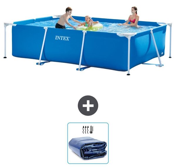 Piscina fuori terra rettangolare - 300x200x75 cm - in 2 parti - modello S21253