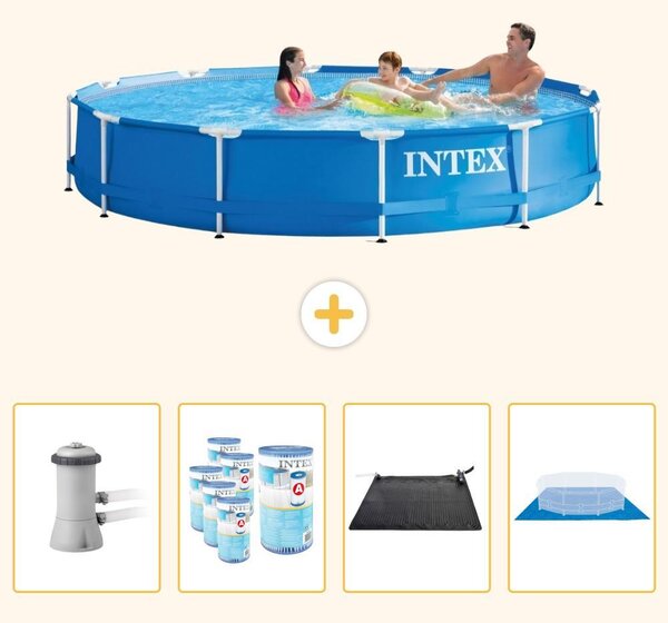 Piscina autoportante rettangolare - 366x76 cm - 5 pezzi - Modello SCB91