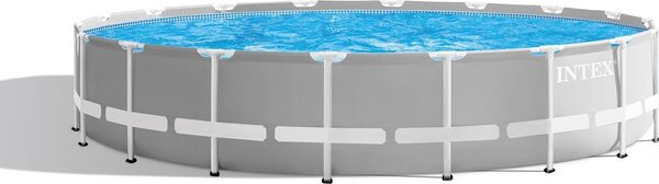 Piscina "Prism Frame" Rotonda C/Telaio Portante C/Pompa Cm.549X122H. - capacità lt.24311 - peso kg.99,7 (26732)