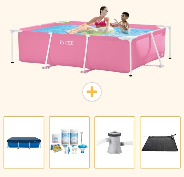 Piscina fuori terra rettangolare - 220x150x60 cm - 5 pezzi - Modello SCB4