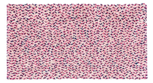Tappeto antiscivolo rettangolare Speed55x80r in cotone rosa 80 x 55 cm