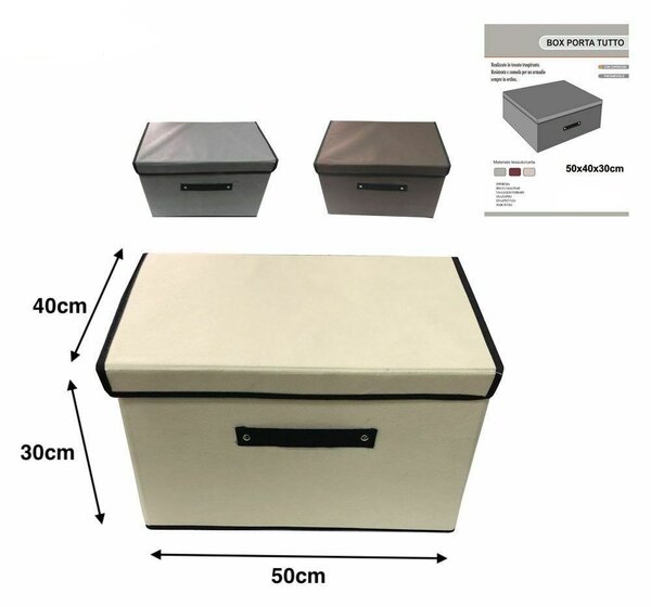 Jakago 6 Cubi Portaoggetti Pieghevoli 30x30 Grigio Chiaro - Organizer Per Scaffali, Vestiti, Asciugamani E Giocattoli