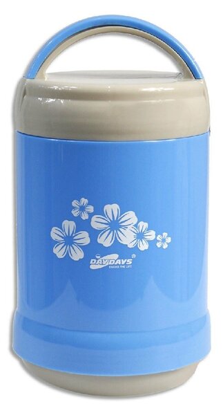 Portapranzo Termico 2.6L Con 4 Compartimenti – Mantiene Caldo 12 Ore, Incluse Posate E Borsa Termica