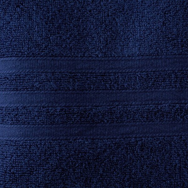 Set di asciugamani per viso e corpo tipo terry blu scuro in cotone 6 pz Zero Twist – Catherine Lansfield