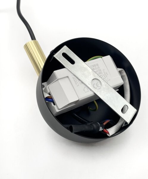 Lampada a sospensione LED su cavo BONNIE LED/10W/230V 3000K nera