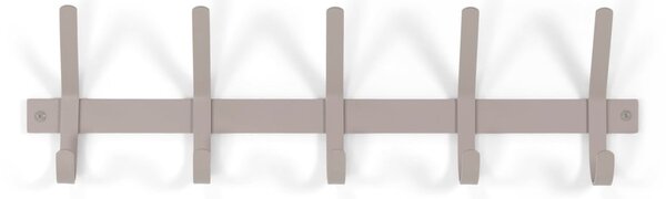 Attaccapanni da parete grigio tortora in metallo 70 cm Dexter – Spinder Design