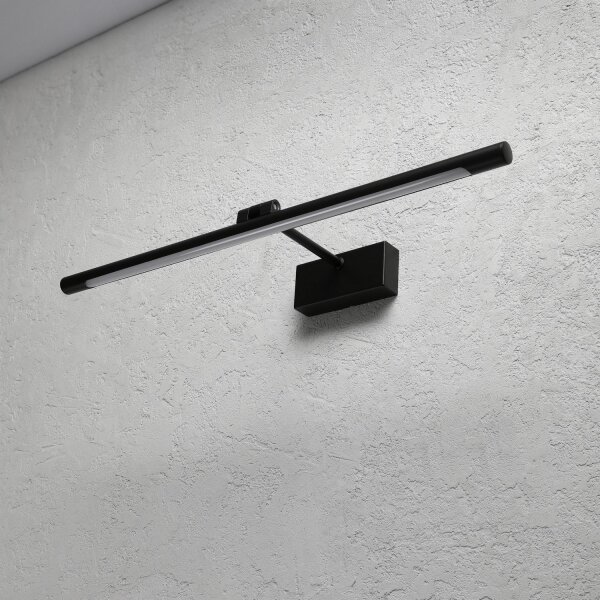 Illuminazione per specchio da bagno MIRROR LED/8W/230V 4000K IP44 60 cm nero