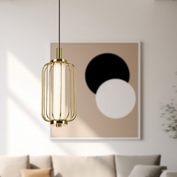 Lampada a sospensione con cavo LED BONNIE LED/10W/230V 3000K oro