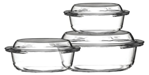 Set di pirofile in vetro 3 pz 21x24 cm Ovenlove - Premier Housewares