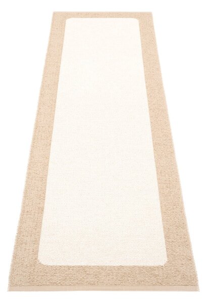 Passatoia da interno/esterno beige/color crema 70x240 cm Ilda Beige – Pappelina
