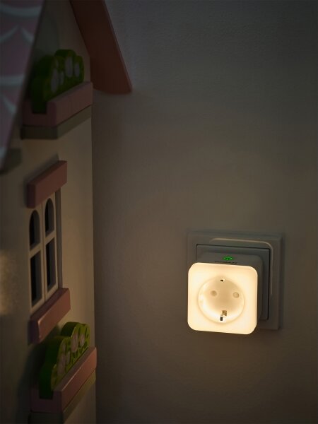 Osram - Presa dimmerabile LED con luce integrata SCHUKO SMART+ NIGHTLIGHT 230V Wi-Fi
