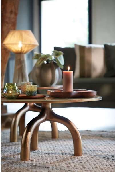 Portacandele in vetro per tea light Morita - Light & Living