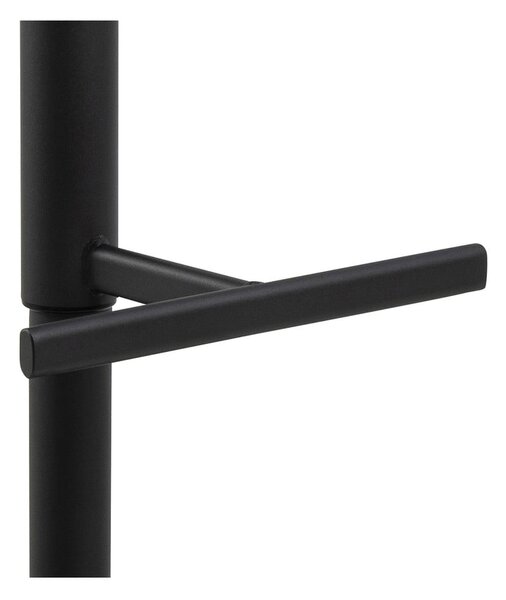Sgabello da bar nero/beige con altezza regolabile (altezza della seduta 65 cm) Adisa – Actona