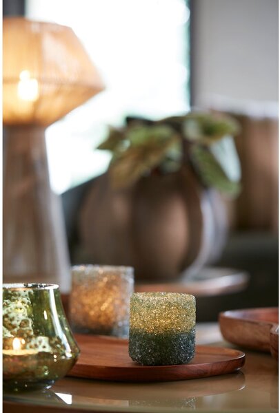 Portacandele in vetro per tea light Morita - Light & Living