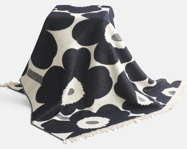 Coperta reversibile con frange Unikko