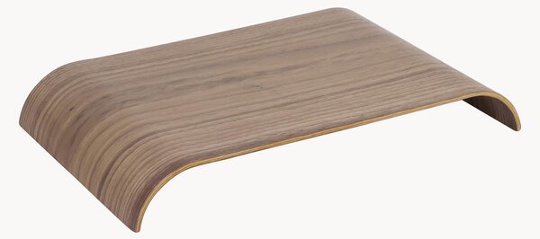 Mensola in legno di noce Curva