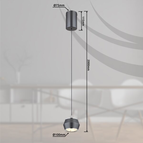Globo 15209 - Lampadario LED a sospensione con filo MARTHY LED/6W/230V