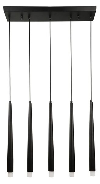 Lampadario nero Agusta – Squid Lighting