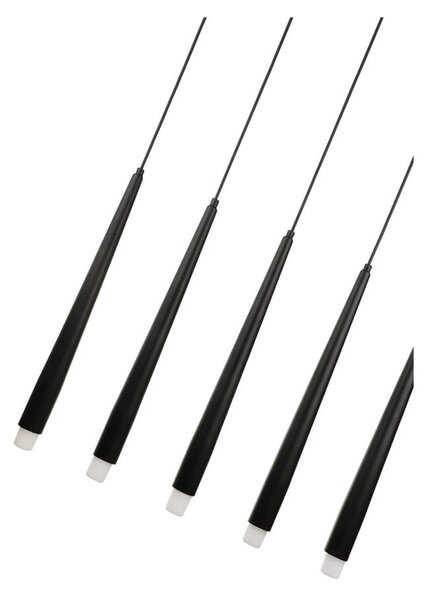 Lampadario nero Agusta – Squid Lighting