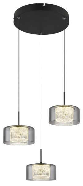 Globo 15634-3 - Lampadario LED a sospensione con filo FOGSY 3xLED/8W/230V
