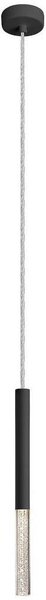 Zuma Line P0461-01E-P7P7 - Lampadario LED a sospensione con filo ONE LED/5W/230V nero