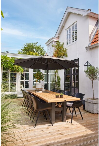 Ombrellone grigio scuro ø 300 cm Shadowflex - Hartman