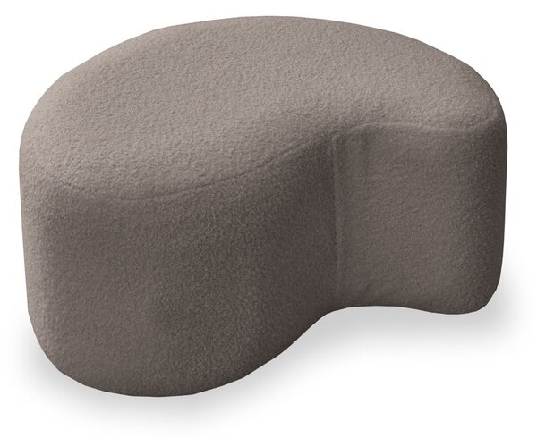 Sgabello marrone in tessuto bouclé Miuf - Miuform