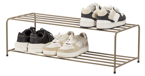 Scarpiera in metallo marrone chiaro Josse - WOOOD