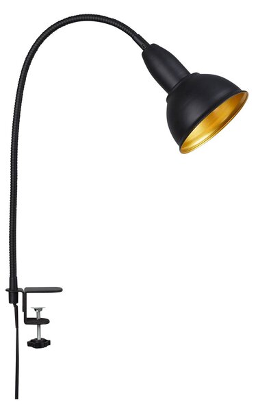 Lampada a morsetto Hygge Comfort light Retro, nero