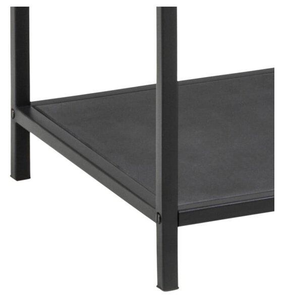 Scaffale nero in vetro 35x120 cm Seaford - Actona