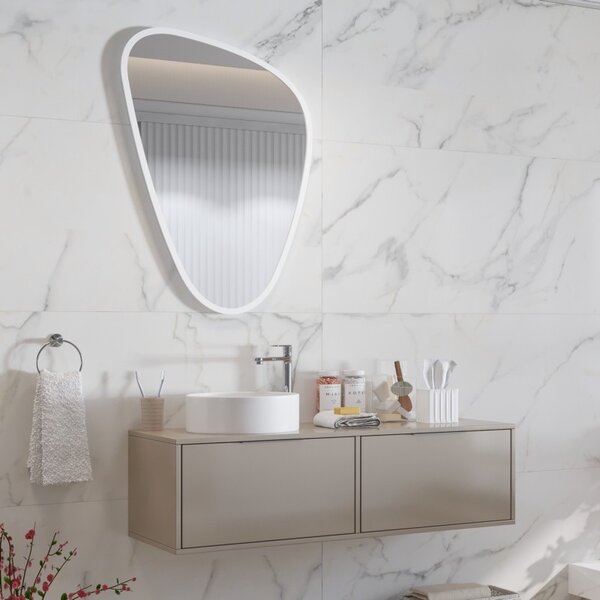 Mobile sospeso 120cm con doppio cassetto scorrevole KSPR-120 - KAMALU
