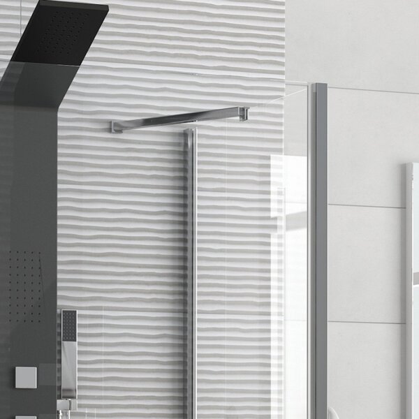 Kamalu box doccia tre lati 70x80x70 apertura battente k2800as2
