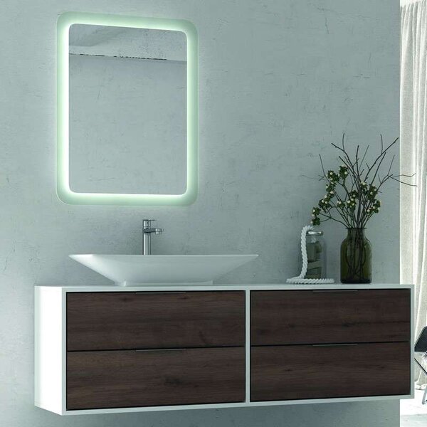 Mobile bagno lungo 120cm bicolore con 4 cassetti scorrevoli SPR-120C4 - KAMALU