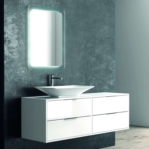 Mobile bagno 150cm con 4 cassetti e doppio lavabo KSPR-150D - KAMALU