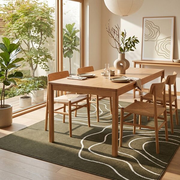 Tappeto verde 160x230 cm Pulse – ESTE