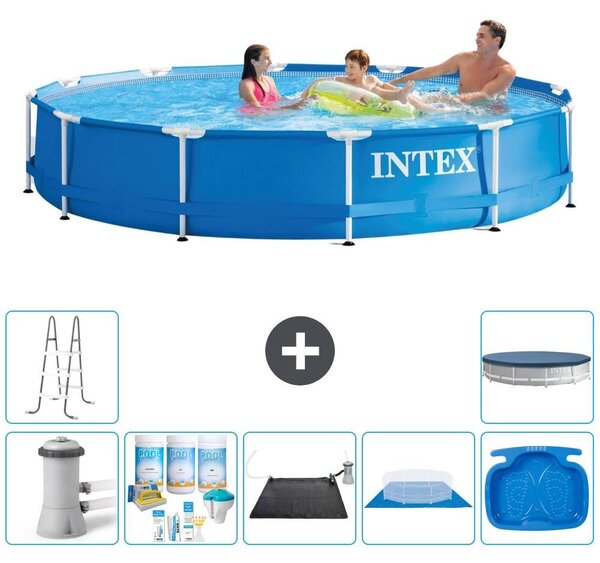 Piscina fuori terra a struttura - 366x76 cm - 8 pezzi - Modello S21179