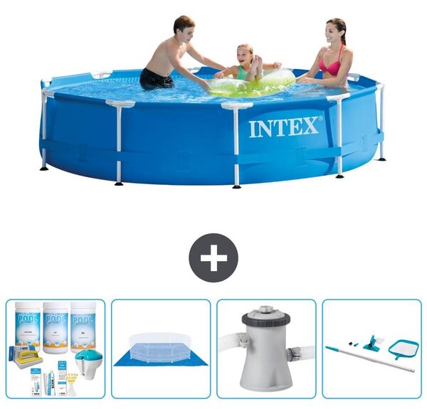 Piscina autoportante rettangolare - 305x76 cm - 5 pezzi - Modello S20997