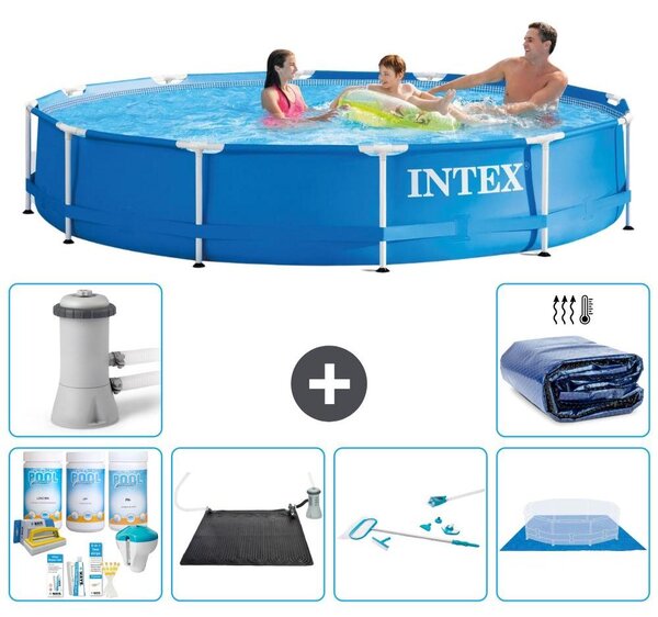 Piscina autoportante rettangolare - 366x76 cm - 7 pezzi - Modello S20438