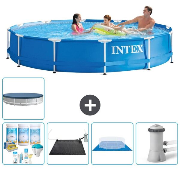 Piscina autoportante rettangolare - 366x76 cm - 6 pezzi - Modello S20430