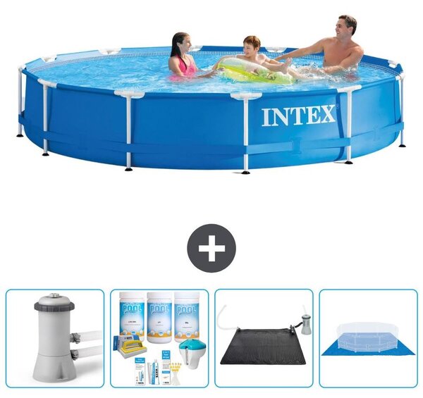 Piscina fuori terra con struttura - 366x76 cm - 5 pezzi - Modello S21026