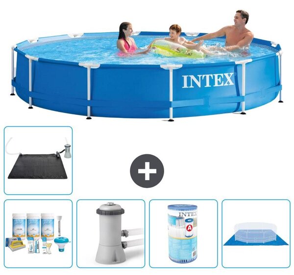 Piscina fuori terra a struttura - 366x76 cm - 6 pezzi - Modello S41594